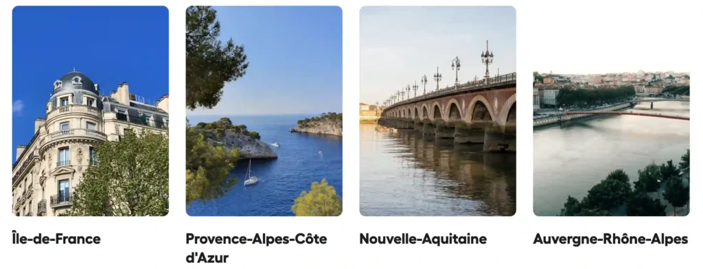 Les villes de prestation de Batmaid