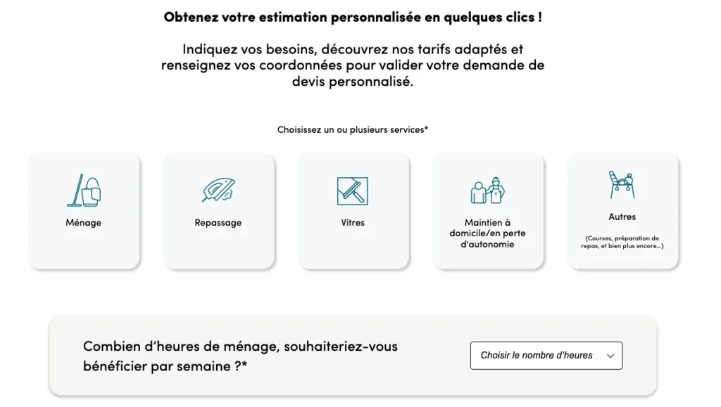 simulation de tarif chez shiva