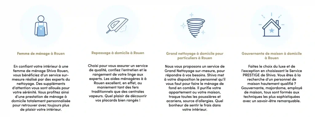 les services proposés par Shiva Rouen