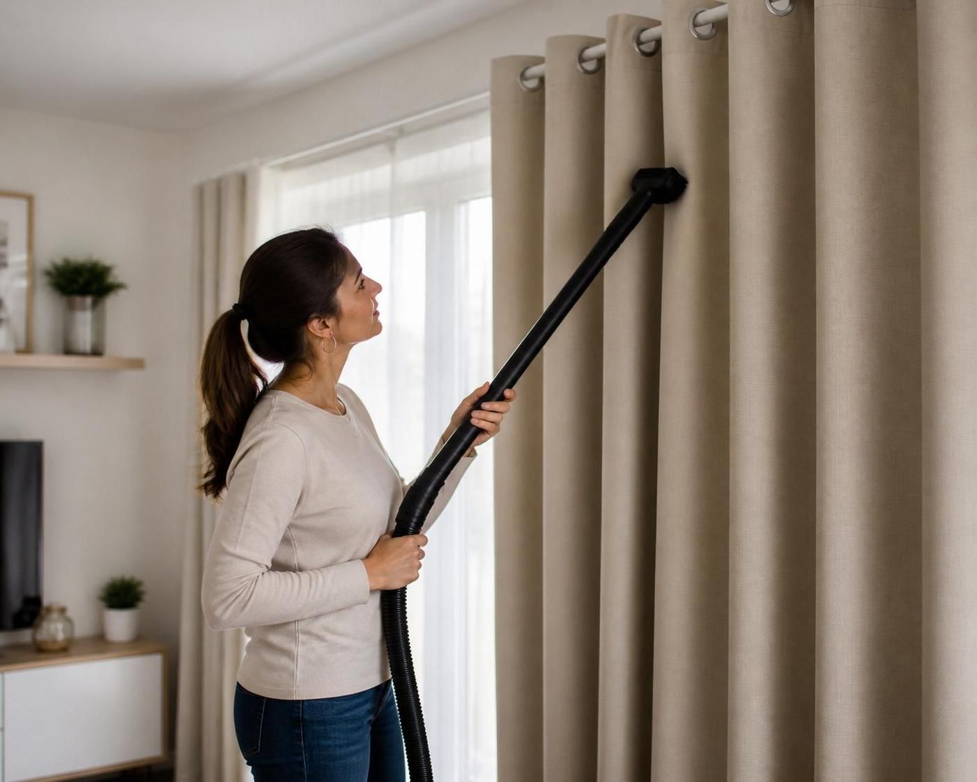 découvrez des astuces pratiques pour nettoyer vos rideaux sans les décrocher, afin de préserver leur fraîcheur et leur beauté facilement à la maison.