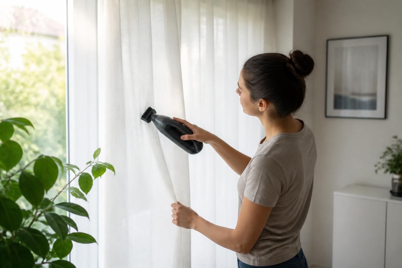 découvrez des méthodes simples et efficaces pour nettoyer vos rideaux sans avoir à les décrocher, afin de gagner du temps et préserver leur qualité.